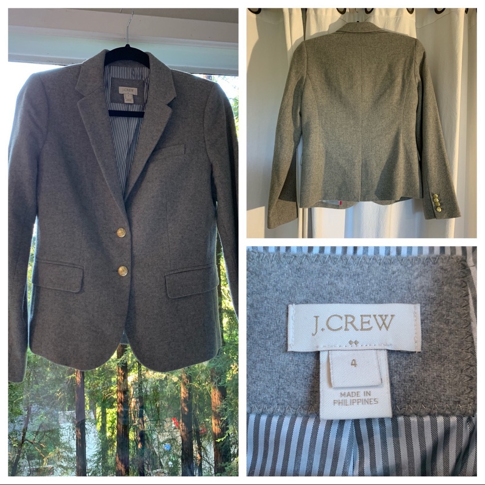 COPY - J.Crew Grey Wool Blazer